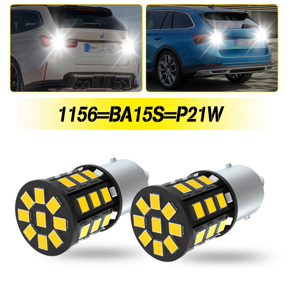 

2 шт. светодиодные лампы заднего хода P21W 7506 BA15S, лампы резервного света Canbus для Volvo C30 C70 S40 S60 S70 S80 V40 V50 V60 V70 XC60 XC70 XC90