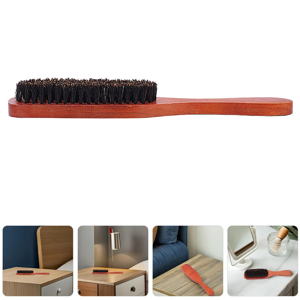 

Набор из 2 деревянных расчесок: щетка из щетины кабана и мягкая массажная щетка для кожи головы, круглая расческа для укладки волос для дома и путешествий, для женщин и мужчин