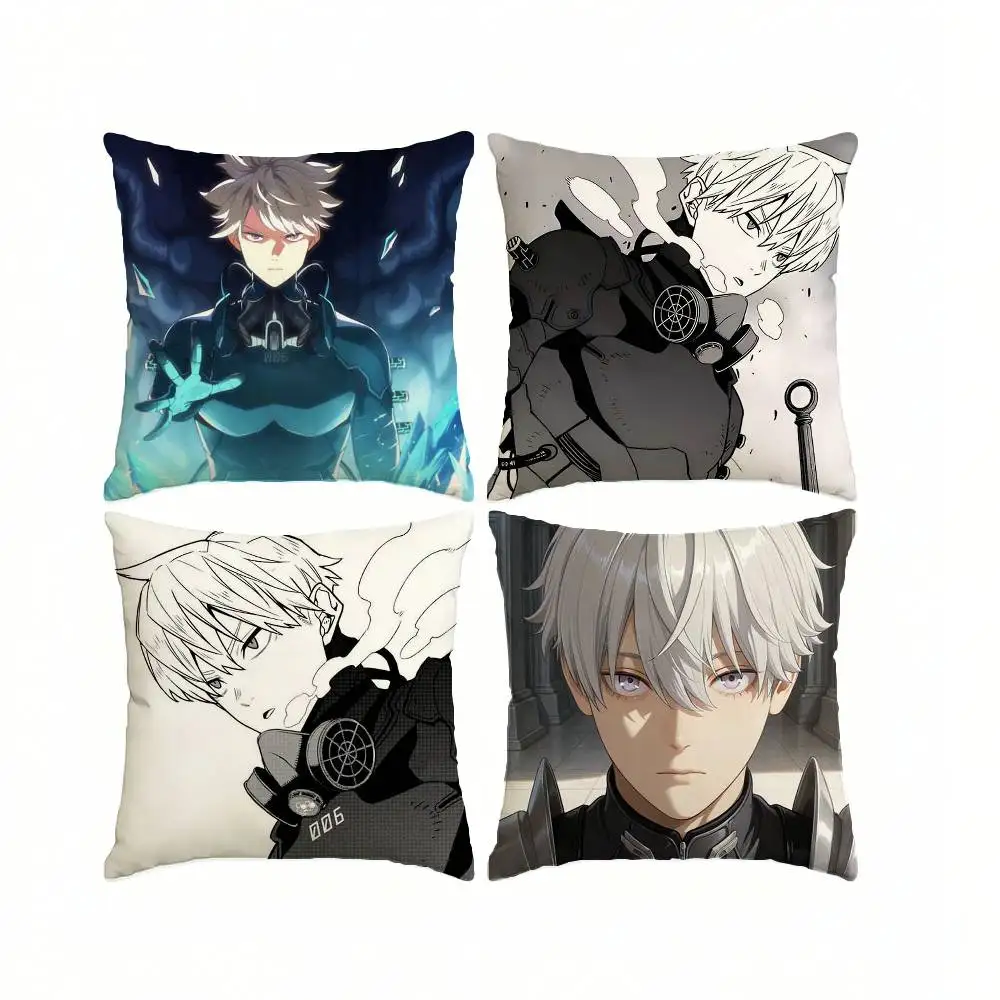 K-Kaiju No. 8 Anime I-Ichikawa Reno  Pillow Case Square Double-Sided Sofa Cushion Cover Bedroom Bedside Pillow
