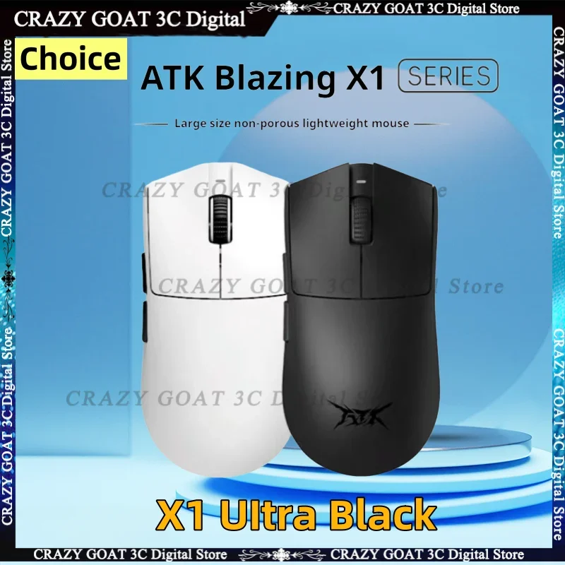 

ATK Blazing Sky X1 Ultimate Mouse Three Modes Wireless 8k Low Latency Lightweight Fps E-sports Gaming Mouse Pc Gamer Accessories