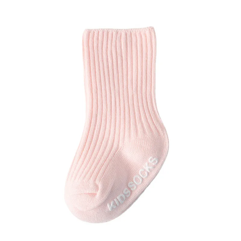 New Baby Girls Knee High Socks Angelwing Summer Autumn Cotton Solid Candy Color Kids Toddler Short Sock for Children