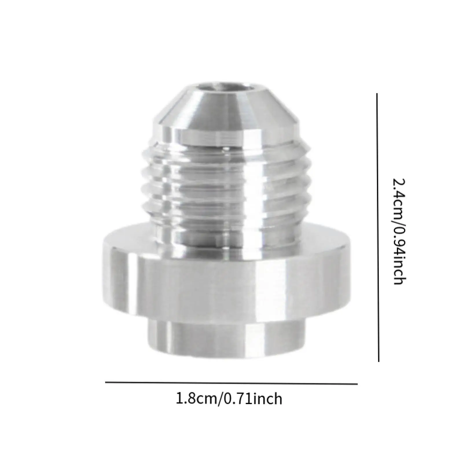 4x Male Weld on Bung Fitting Weldable Fitting Replacement Sturdy Hose Adapter Connector