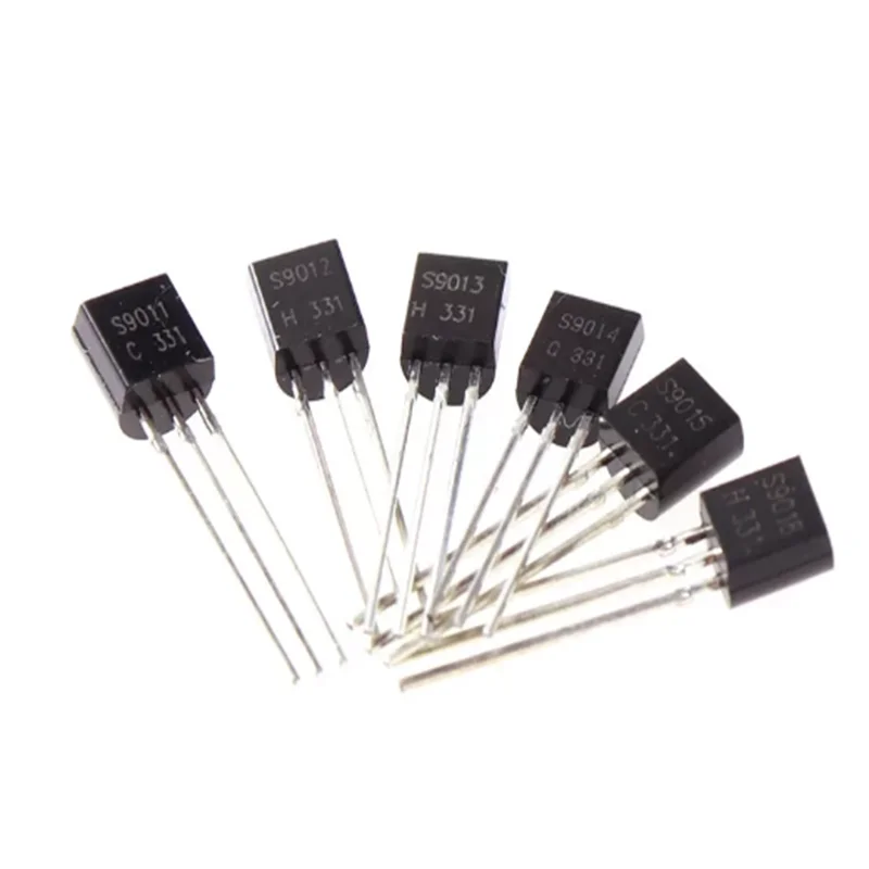 50PCS Multi Model TO-92 Transistors S9011-S9018 S8050 SS8550 2N2222A 2N3904 Triode Assortment Electronic DIY Parts