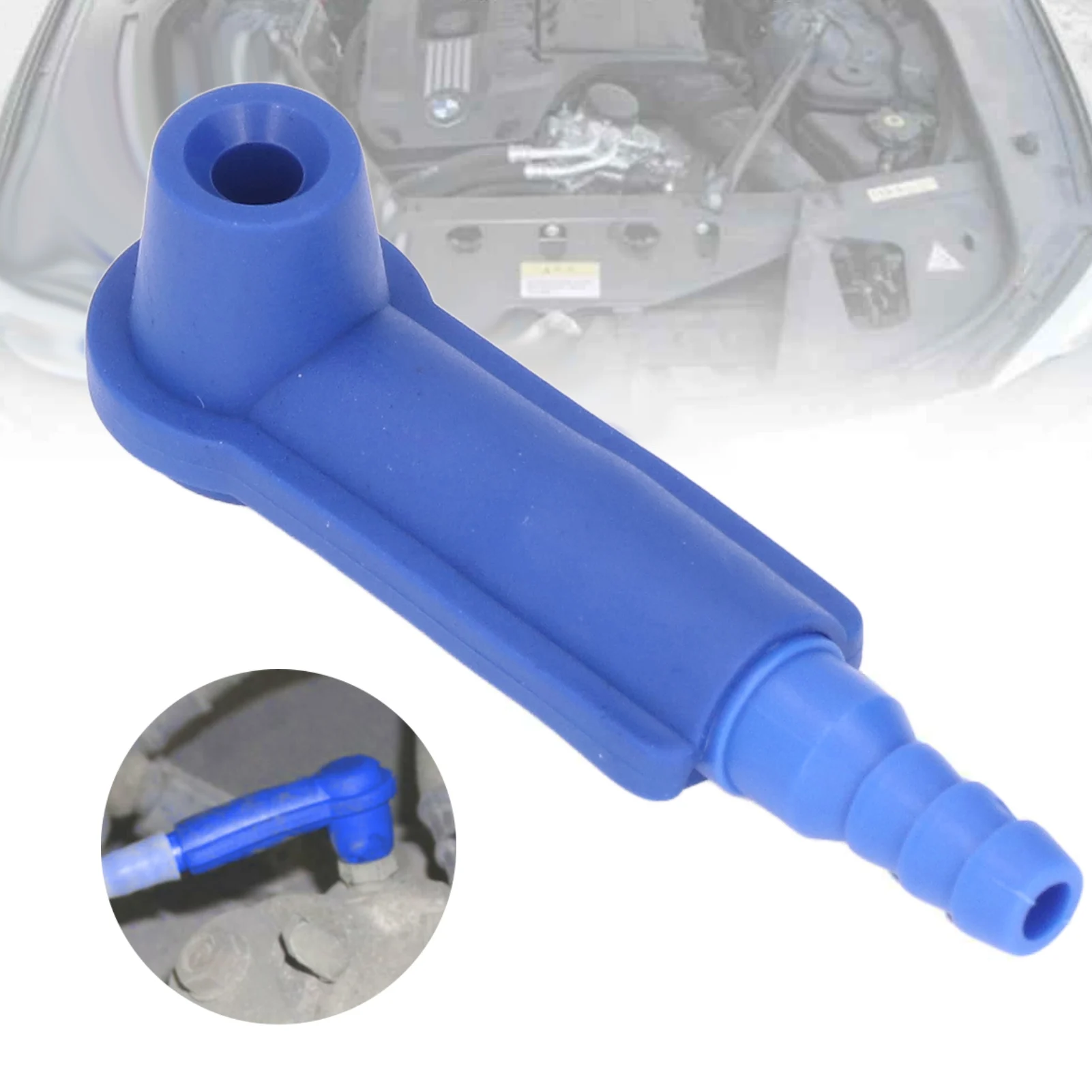 

Разъем для замены тормозной жидкости Разъем для замены тормозной жидкости ABS Синий Инструмент для обслуживания автомобилей Грузовики Строительная техника