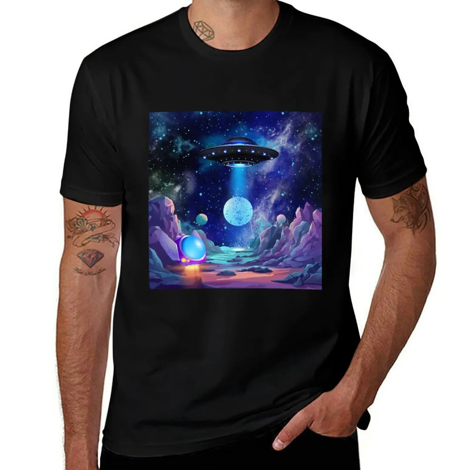 

Space T-Shirt summer shirt anime tshirt cute clothes t shirts for men