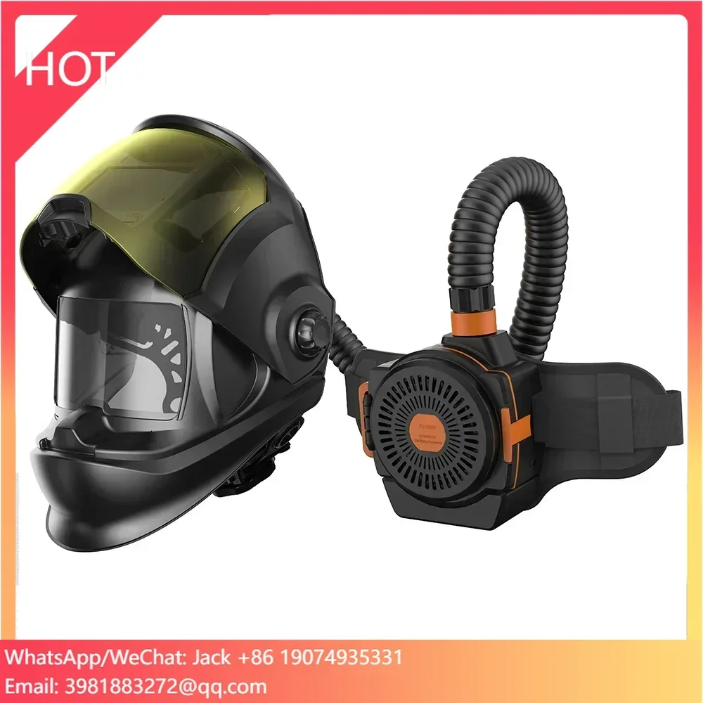 Rechar el casco de soldadura con oscurecimiento automático CE de la batería con filtro de aire