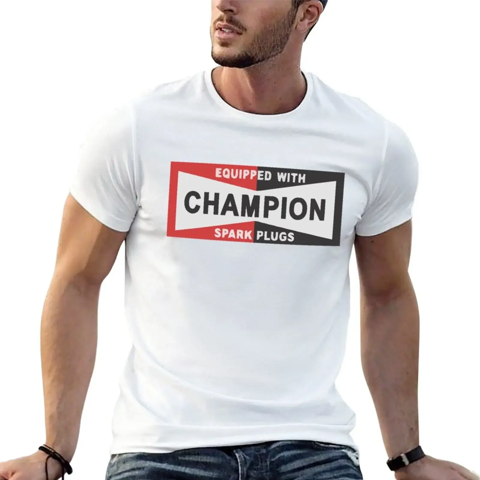 New The Champion Spark Plugs Racing Once Up A Time In Holiday T-Shirt basketball graphic tees plus size tops t shirt for men