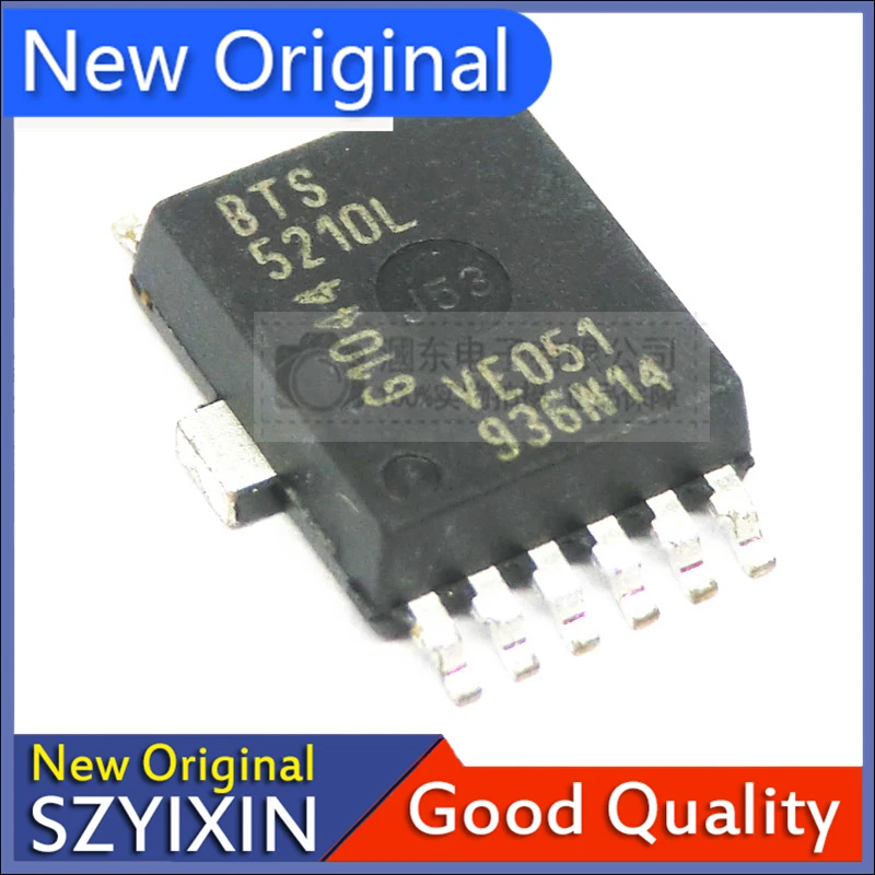 10Pcs/Lot New Original BTS5210L HSOP12  COMPUTER BOARD Power Switch  COMMONLY USED VULNERABLE IC Good Quality