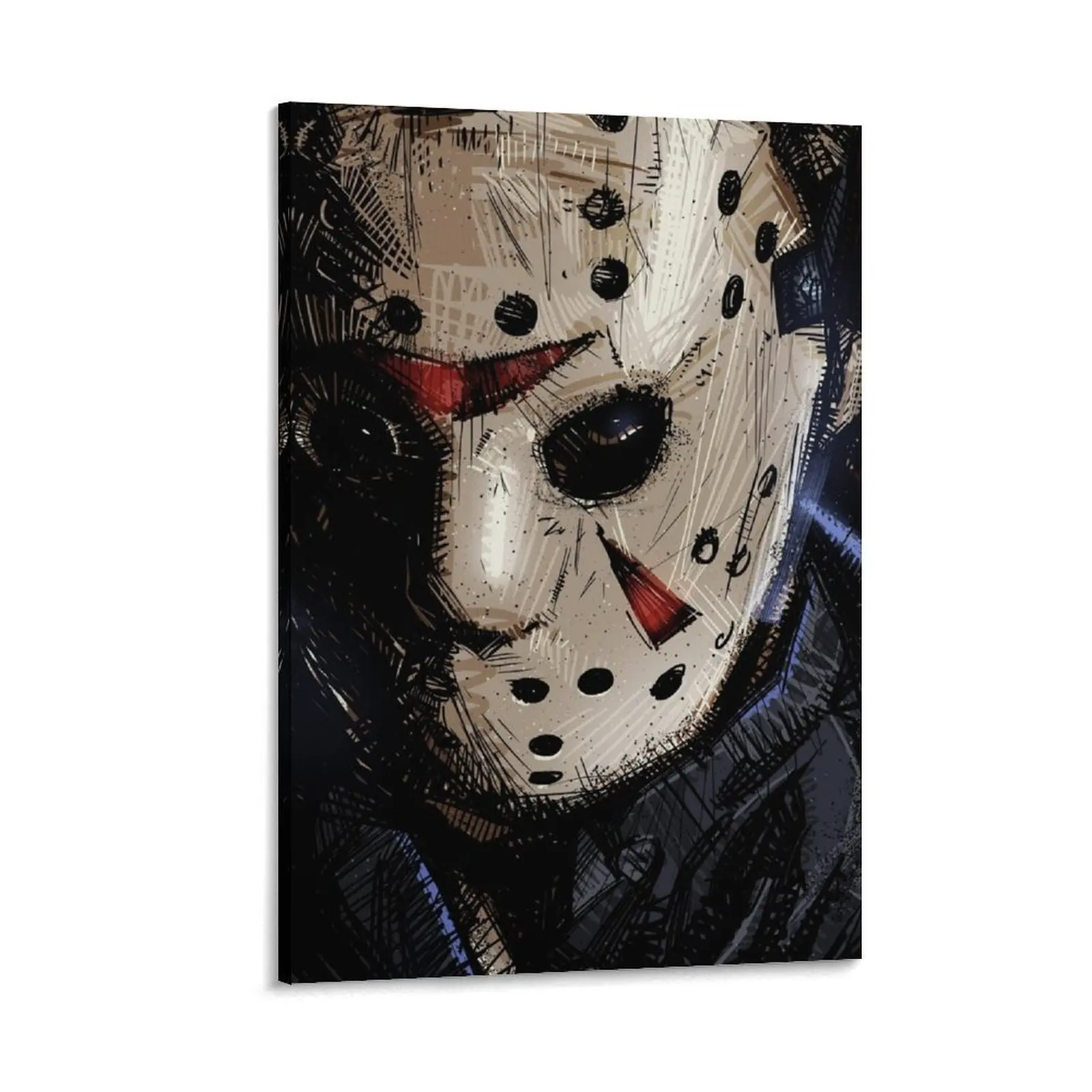 

Jason Voorhees Canvas Painting aesthetic room decorative frames wall room posters