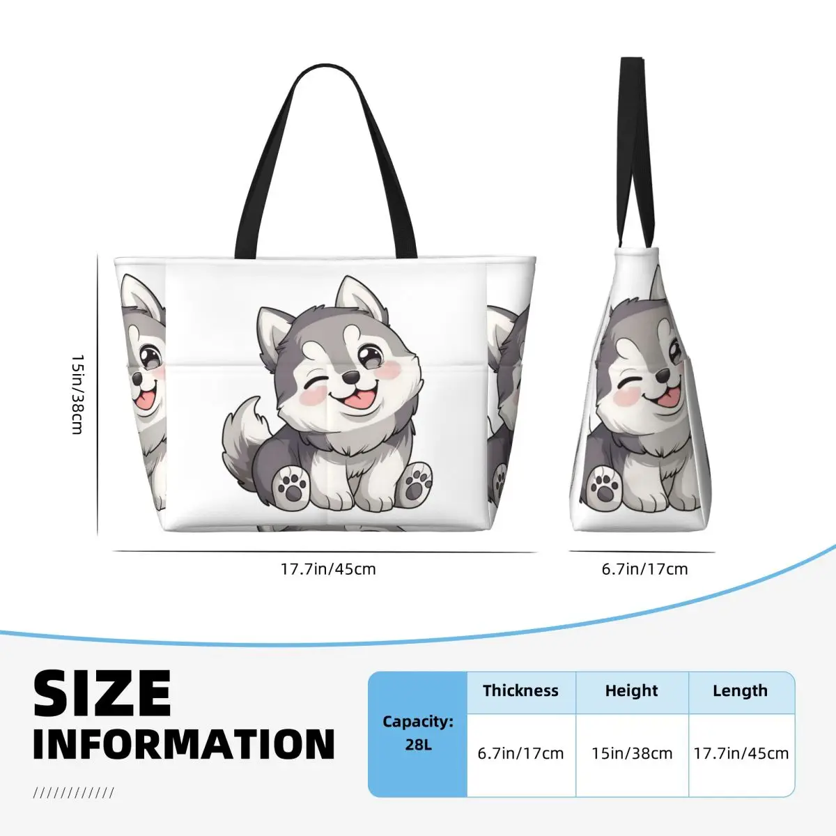 لطيف غمزة Kawaii أجش حقيبة حمل على الشاطئ حقيبة رياضة رياضة اليوغا واق من المطر كبير حمل حقيبة المرأة حقيبة سفر حقيبة اللياقة البدنية