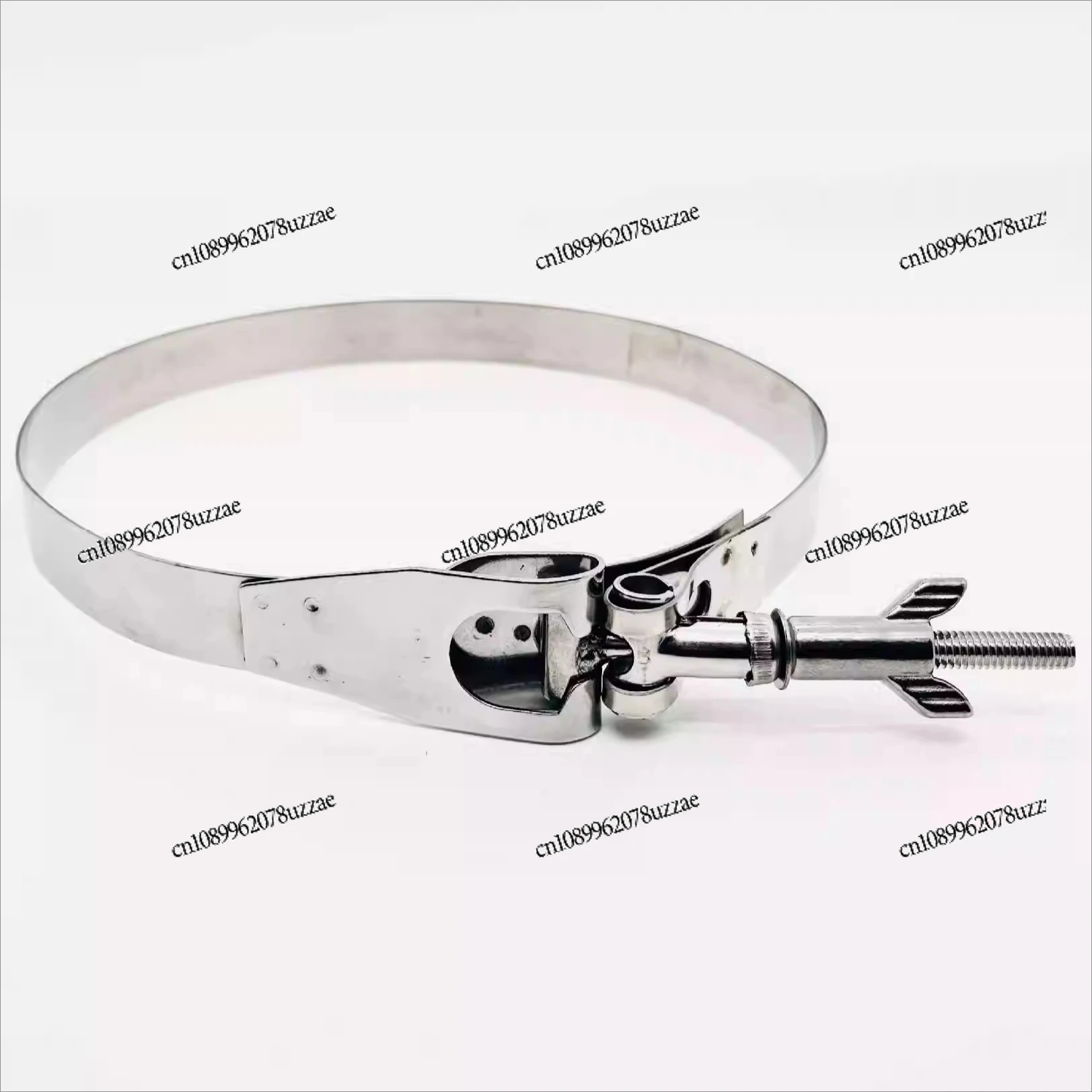 Double Clamp 304 Stainless Steel Double Spare Throat Hoop V-slot Slot Filter Pipe Hoop U Slot Single Layer Cloth Bag Hoop