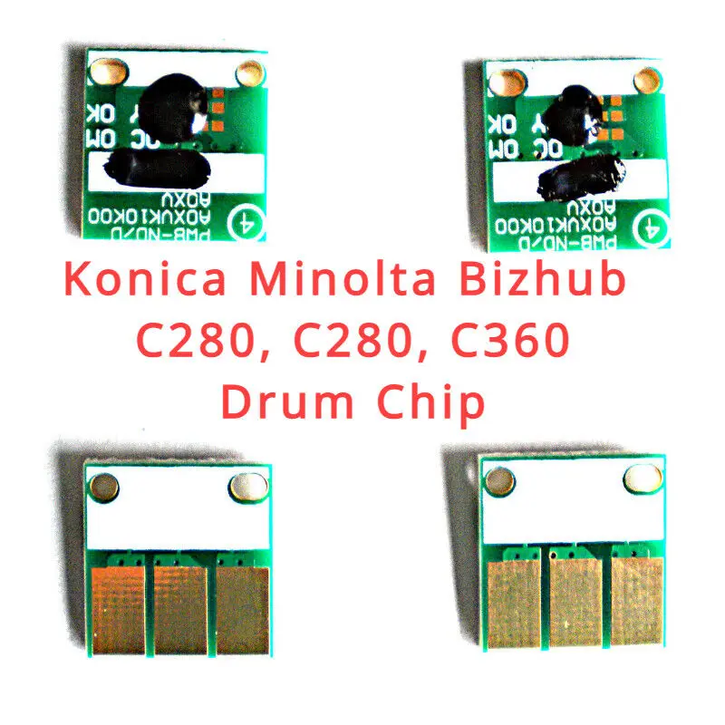 Drum Chip for Konica Minolta Bizhub C220 C280 C360 C7722 A0XV-0RD A0XV-0TD DR311