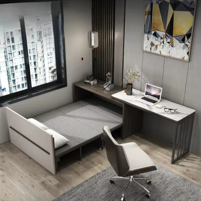 Multi-Functional Folding Cabinet Bed Small Apartment Home Murphy Bed Office Lunch Break Wall Bed