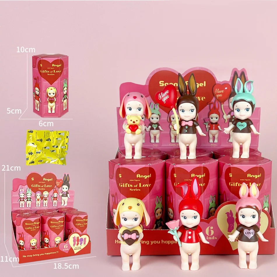 Nieuwe Party Angel Valentijnsdag Serie Blind Box Auto Decoratie Desktop Computer Scherm Cupido Hand Mode Pop Verjaardagscadeau