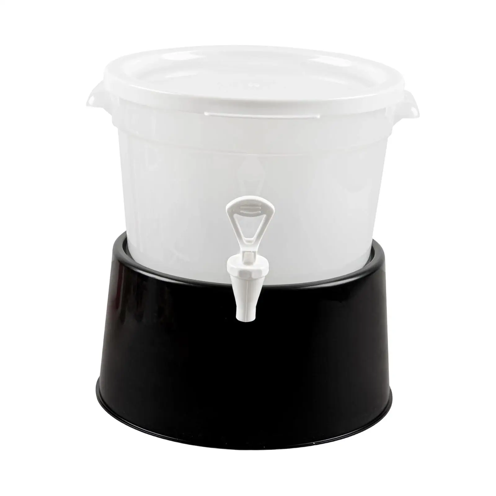 Beverage Dispenser Reusable PP Plastic Portable Drink Container with Secure Lid for Events and Catering Use
