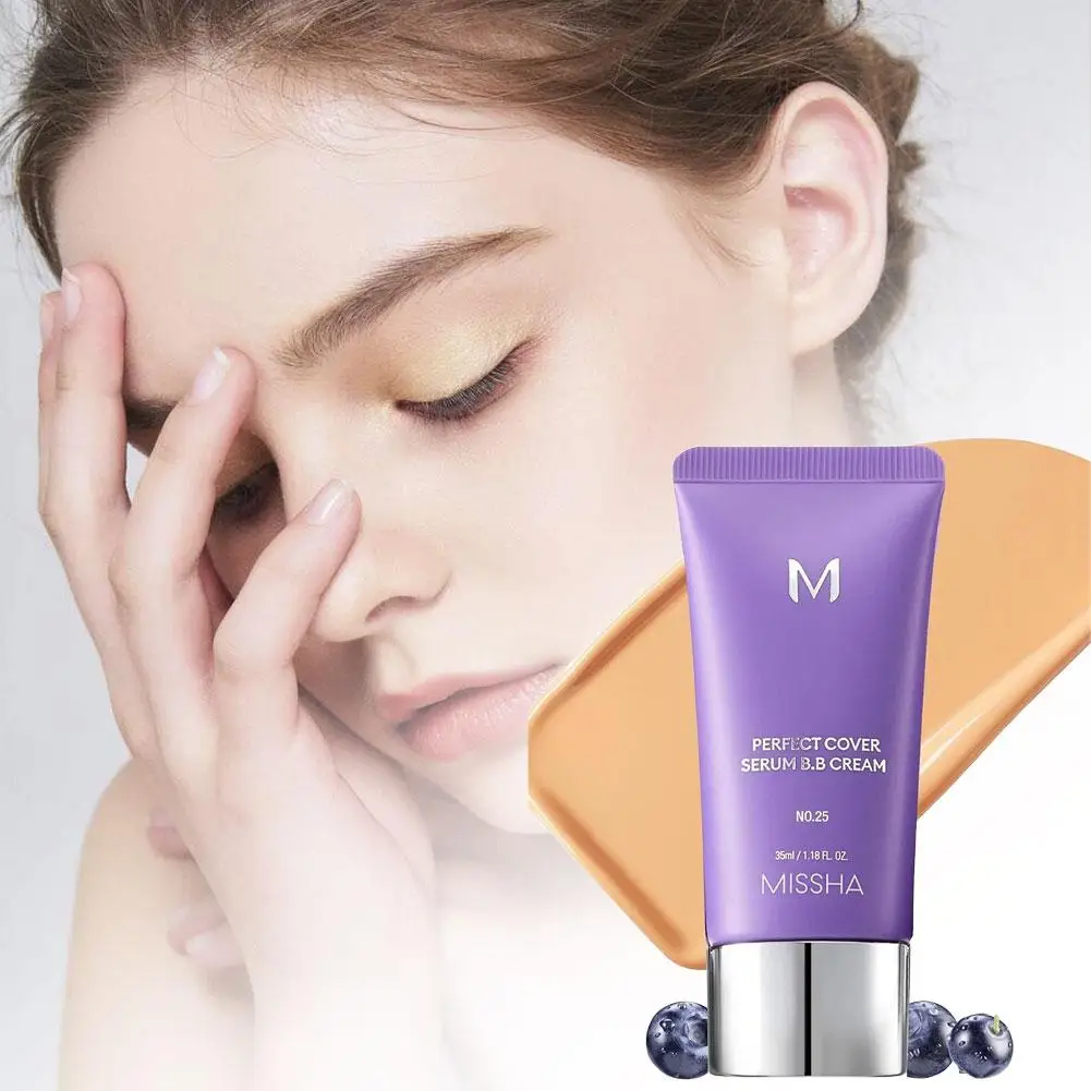MISSHA Waterproof Smooth Face Skin Concealer CC Cream Brightening Base Makeup Primer BB Cream Perfect Cover Foundation Concealer