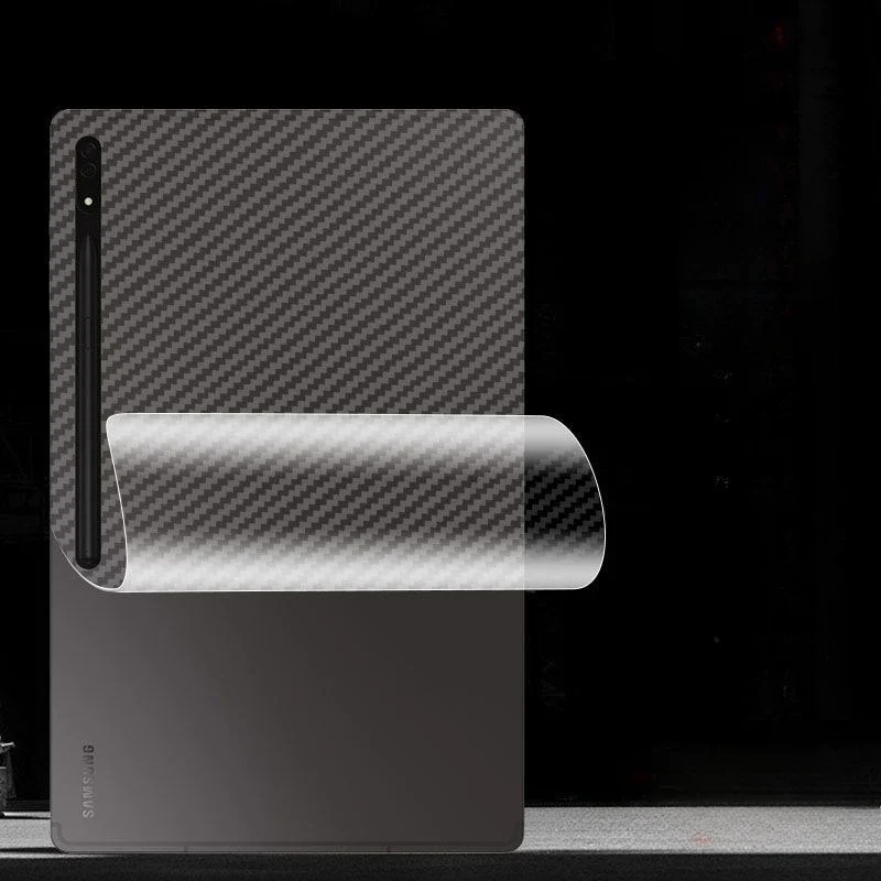 Folia tylna do Samsung Galaxy Tab S10+ S10 Ultra Tylna osłona ekranu do Tab S10Plus S10Ultra Osłona z włókna węglowego bez szkła — zdjęcie 3