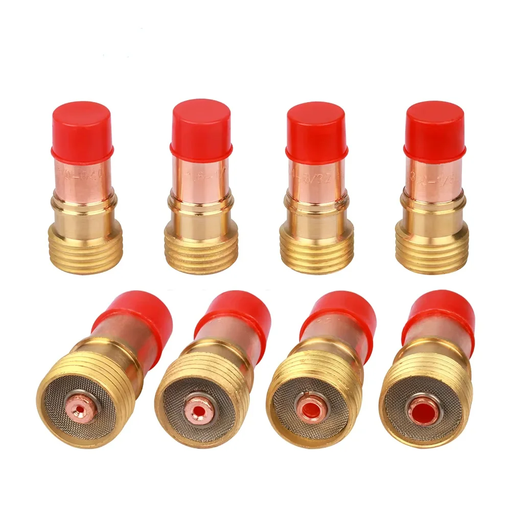 5Pcs TIG Gas Lens Collet Body 17GL040 17GL116 17GL332 17GL18 For TIG WP17 18 26 1.0/1.6/2.4/3.2mm Welding Torch Accessories