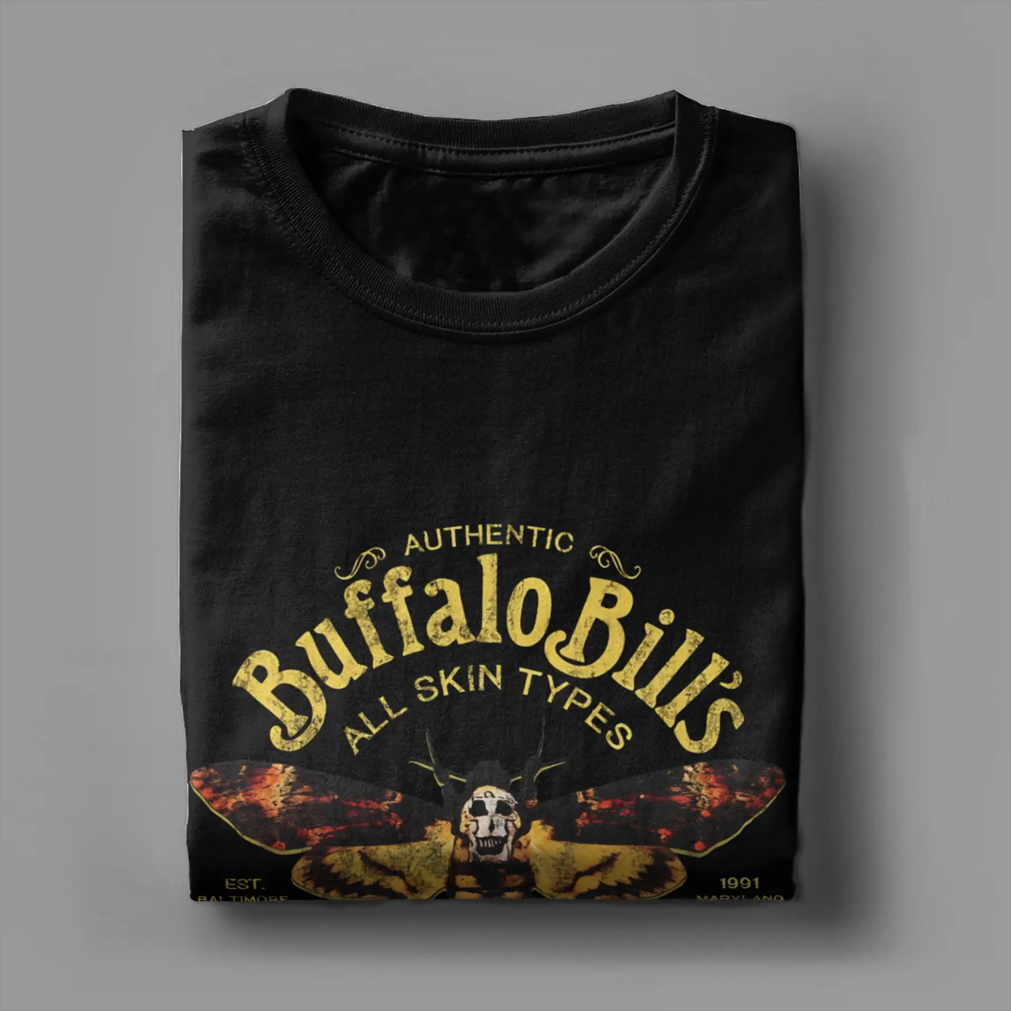 Футболка Buffalo Bill Body Lotion для мужчин, забавная футболка из 100% хлопка с надписью «Silence Of The Lambs», футболка с круглым вырезом и короткими рукавами, одежда