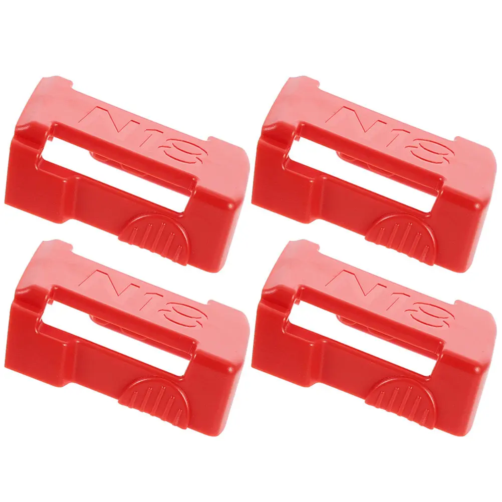 

4Pcs Battery Holder Mounts for Electric Tools Heavy Duty ABS Material Easy Install Tool Battery Dock Holder 18V Storage Rack