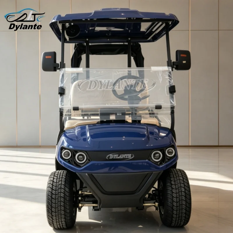 Independent Suspension Classic 1-Row 2-Seat Off-Road Golf Cart Electric Hunting Vehicle With Brake Assist And Rear Cargo Box