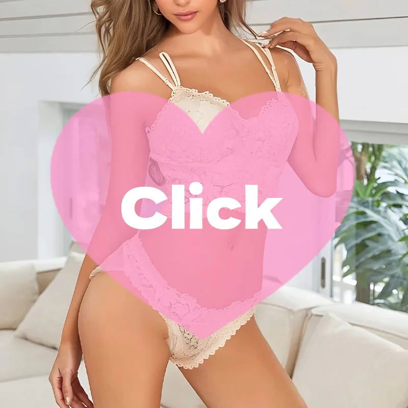 

Women's Sexy Lace Bra & Panty Set Breathable & Comfortable Removable Bra Stretchy Lingerie Set