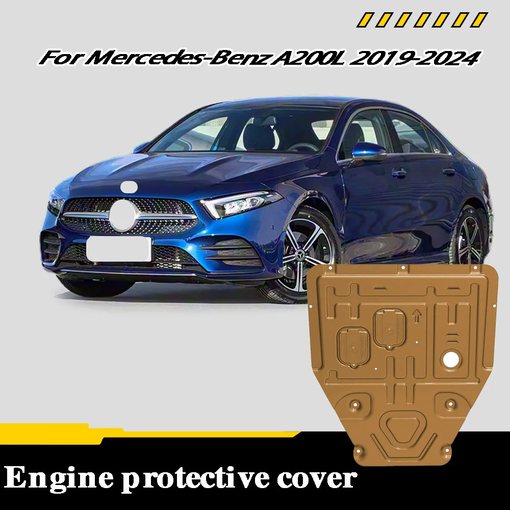 

Engine Chassis Shield Splash Bottom Protection Board Car Accessories Under Cover For Mercedes-Benz A200L 2019-2024 1.3T