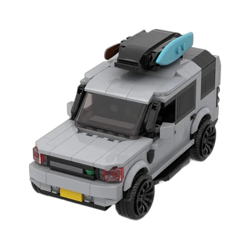 Hot Technical Land SUV Rover Discovery 4 Mattoni per auto Modello Rimorchio Building Blocks Giocattoli educativi Bambini Compleanno Regalo di Capodanno