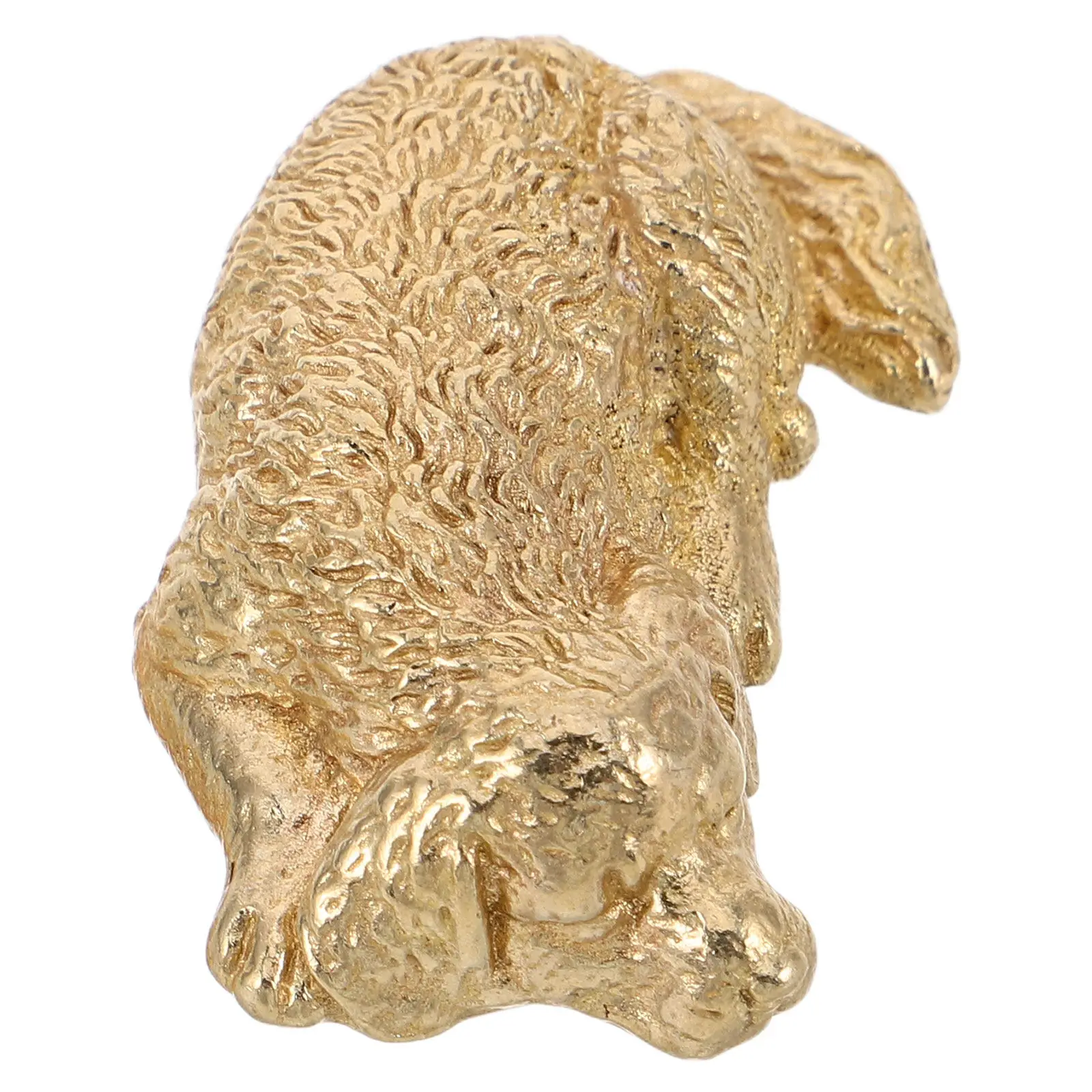 Brass Dog Cabinet Pull Animal Shaped Drawer Handles Wardrobe Dresser Cupboard Single Hole Brass Animal Drawer Pulls Golden