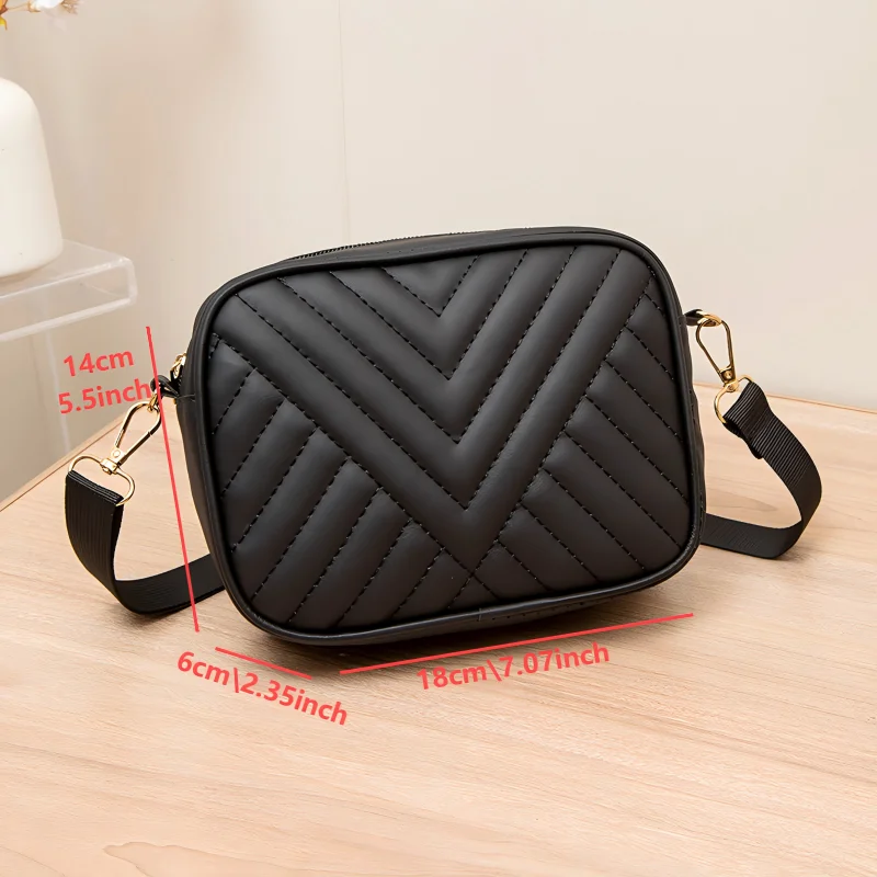 Light luxury niche women\'s bag fashion trend diamond pattern embroidered stripe casual versatile single shoulder diagonal cross