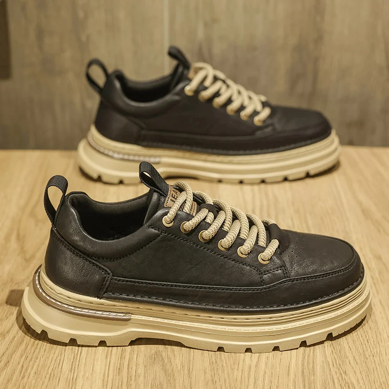 

Sports and leisure shoes, men's shoes, marathon oversized air cushioned shoes, fly woven all season rubber, wear-resistant, anti