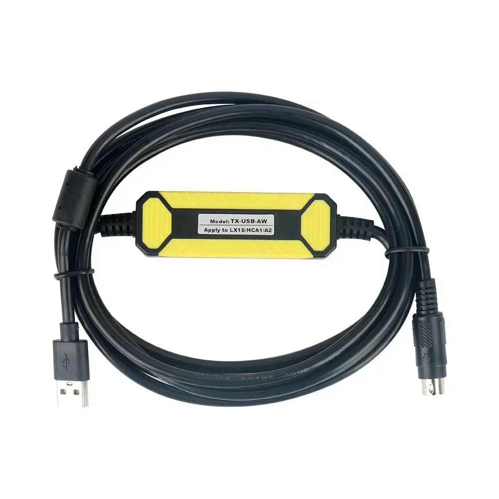 TX-USB-AW Suitable for HCFA Hechuan Lx1n LS HCA8 A2 PLC Programming Cable Download Communication