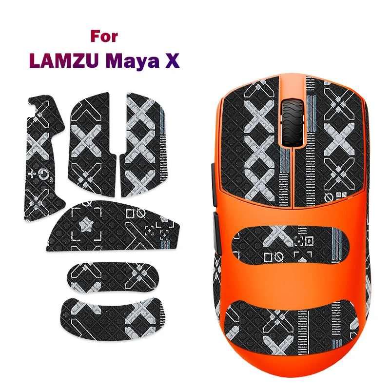 

LAMZU Maya X Gaming Mouse with Sweat-Proof Anti-slip Grip Tape for E-Sports Gamer.