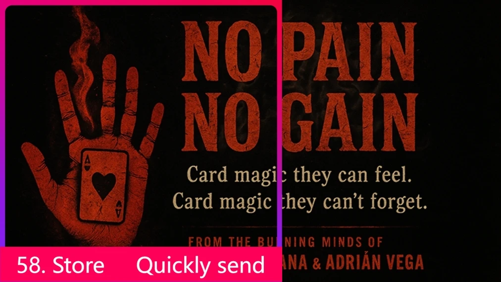 

Новинка 2024 года No Pain No Gain от Adrian Vega & Gonzalo Albiñana — Волшебные трюки (58, загрузка в магазине)