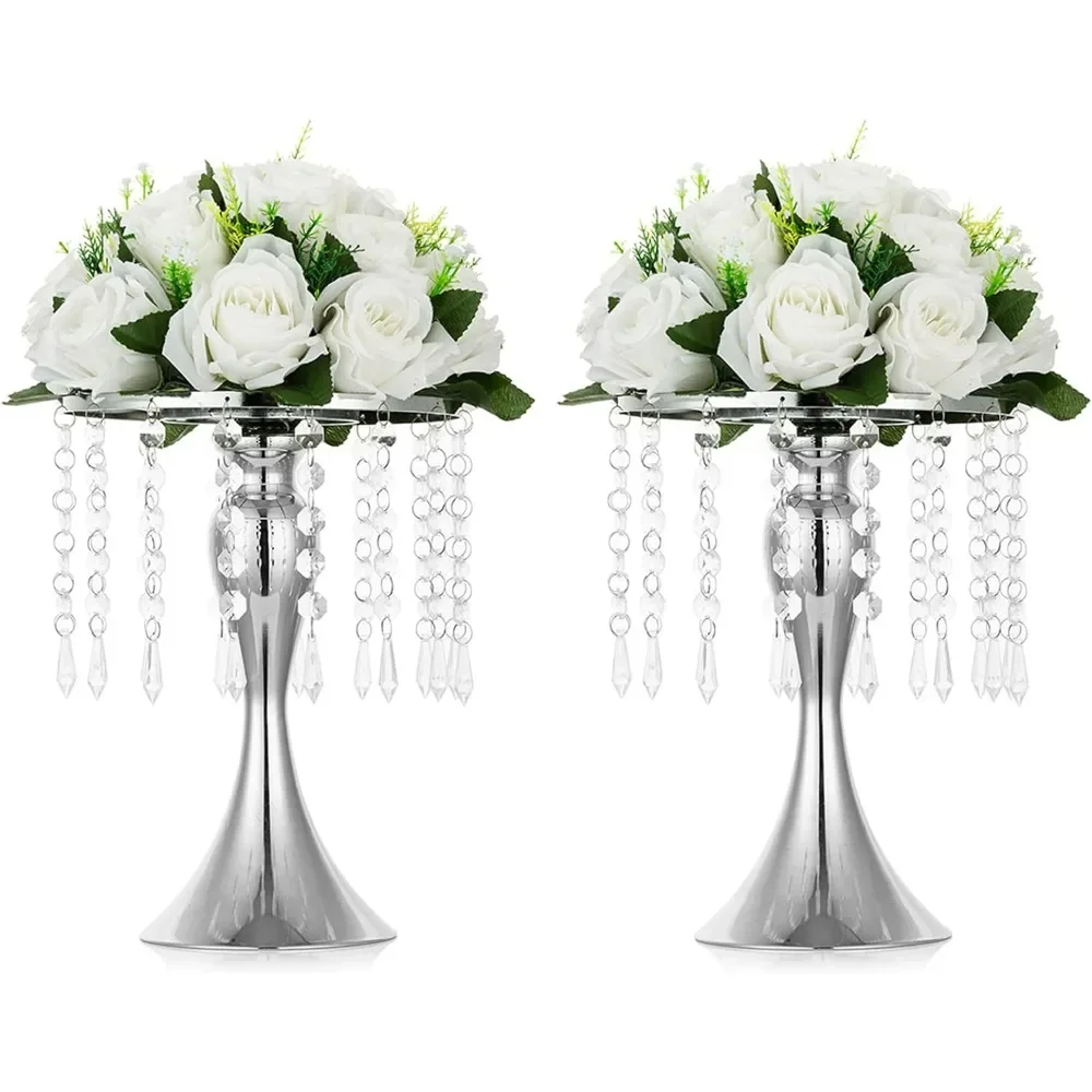 

Фотообои для центральных элементов, дюйма, искусственные кристаллы для цветов, свадебная фотография, высокая металлическая ваза для цветов