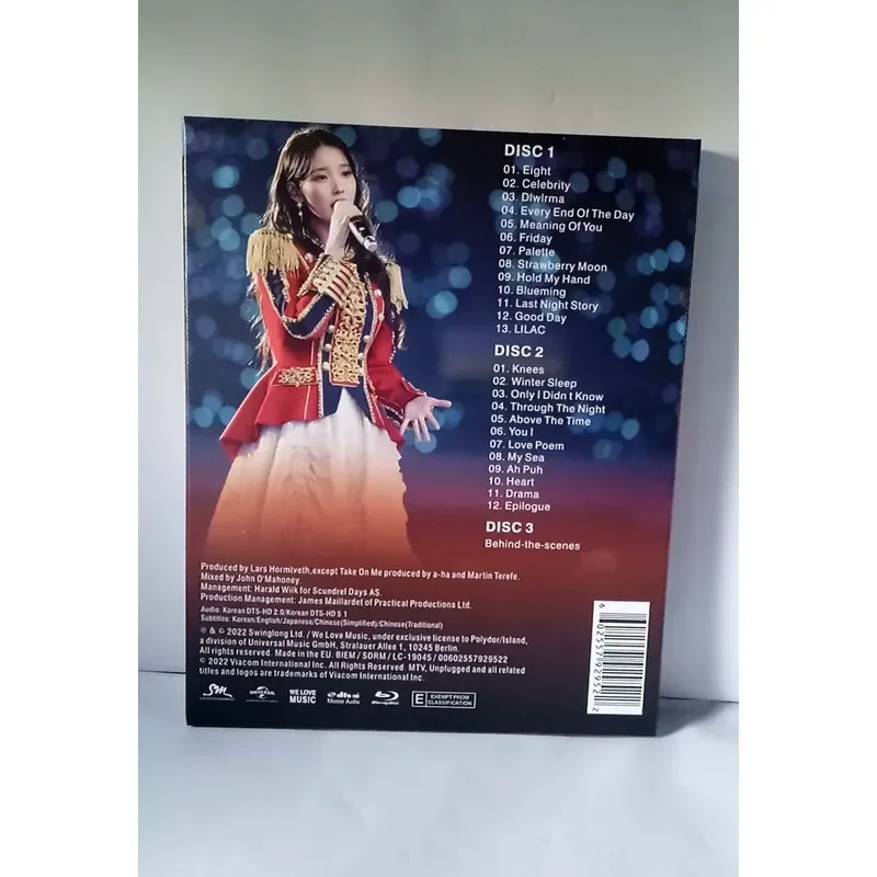 Blu-ray IU Li Zhien 2022 The Golden Hour Performance Concert Video