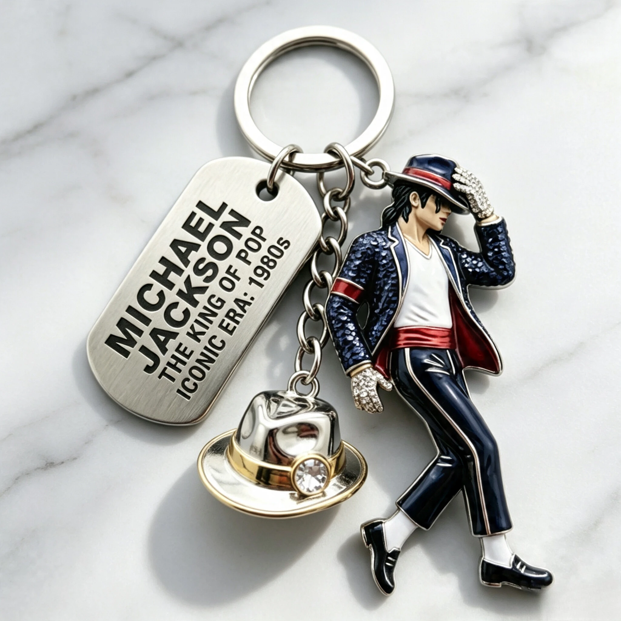 Portachiavi Michael Jackson, C - Women'S Fashion Gifts recensione e prezzo
