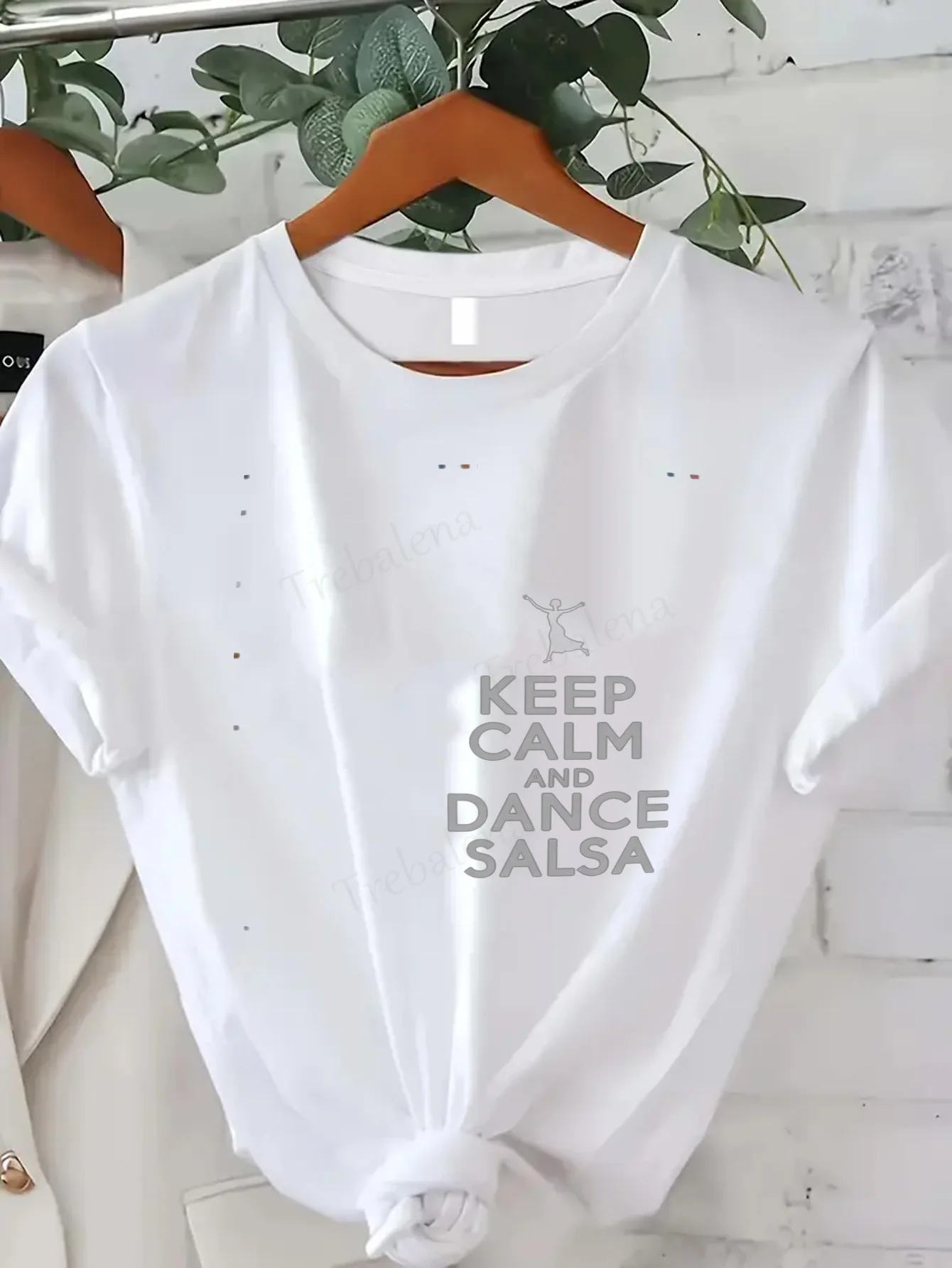 

Women T-shirt Keep Calm & Dance Salsa - Women's Sexy T-Shirt