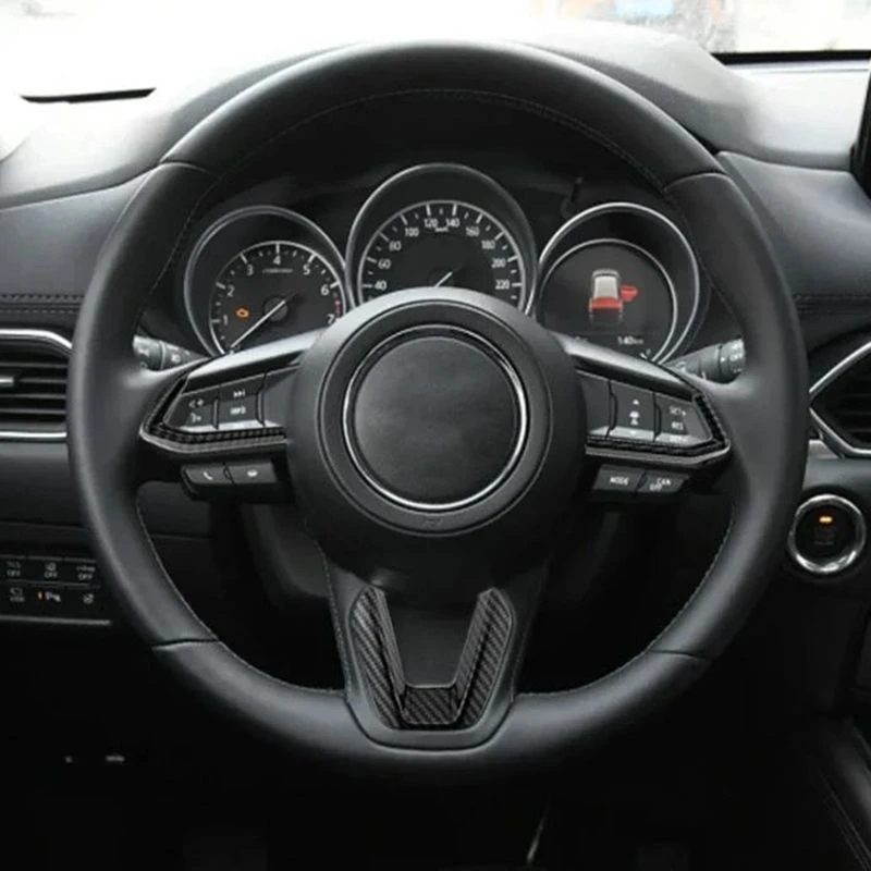 For Mazda 3 6 CX3 CX-3 CX-5 CX5 CX8 CX 9 Axela ATENZA 2017 2018 2019 3Pcs Car Steering Wheel Trim Sequins Cover Sticker view 4