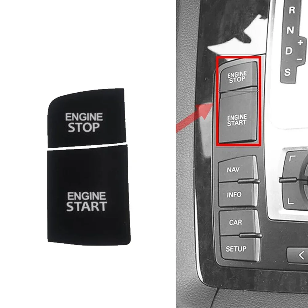 Car Engine Ignition Start Stop Switch Button Sticker Repair Kit For Audi Q7 2006-2009 Switch Button Cover Car Styling