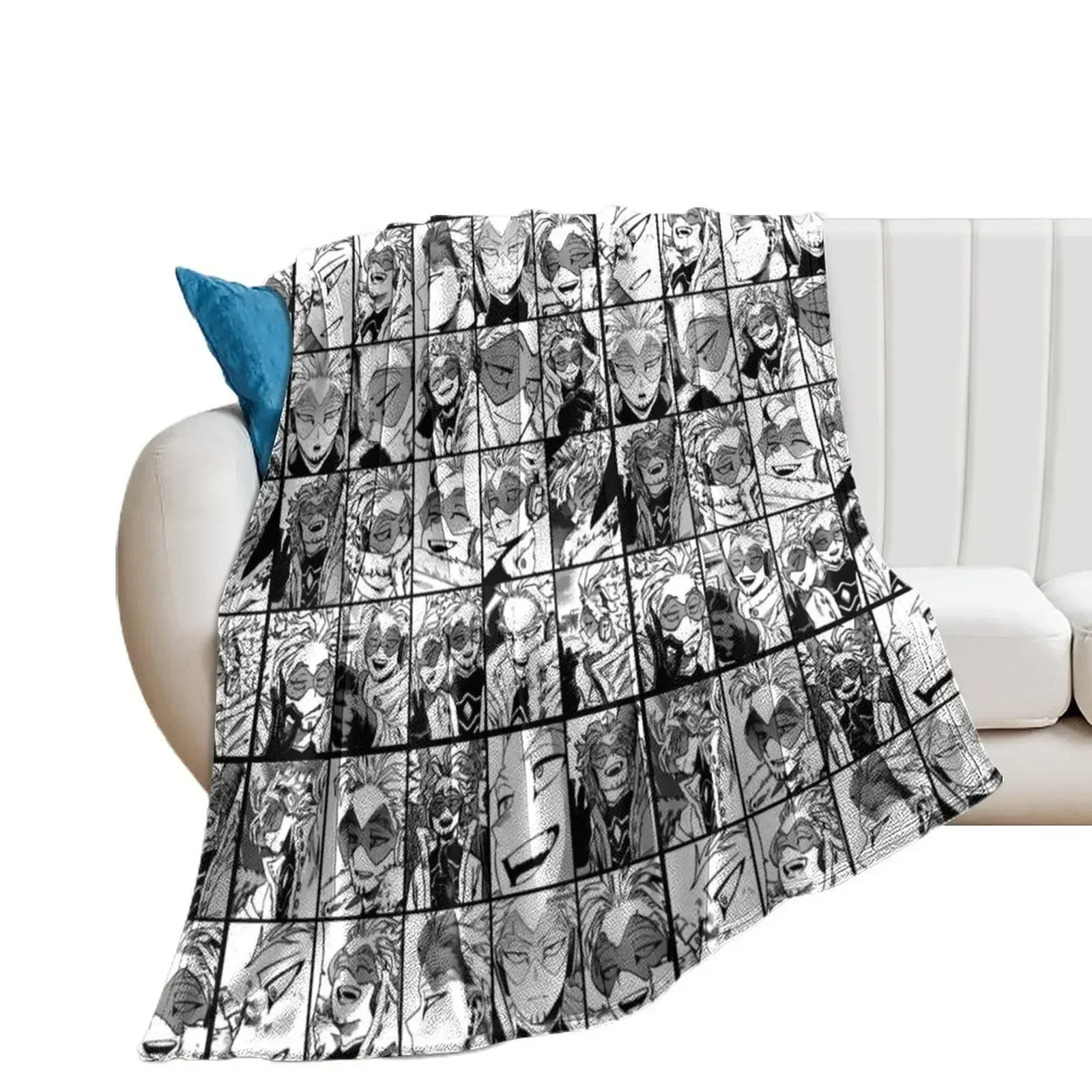 

Hawks- manga black and white version Throw Blanket Travel Decorative Sofas Blankets