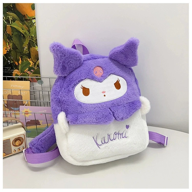 Y2K Miniso Kawaii Cat Lolita Bag Cute Shoulder Bag Girls Transparent Pocket Harajuku Crossbody Bag Women's Fashion Backpacks