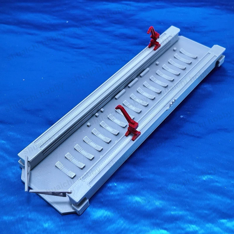 1PCS 1/2000 Scale PD‑41 Floating Dock Miniature Model 14cm Length Maintenance Platform for Naval Diorama Scene Building Display