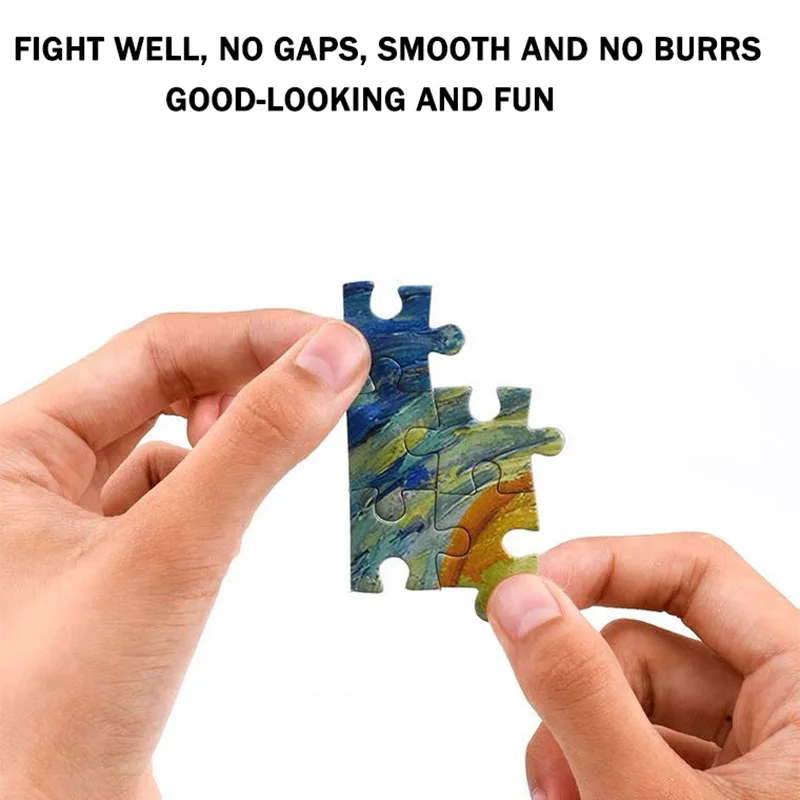 DIY 대형 퍼즐 게임 장난감 성인을위한 1000 조각 퍼즐 종이 직소 퍼즐 교육 지적 감압 장난감