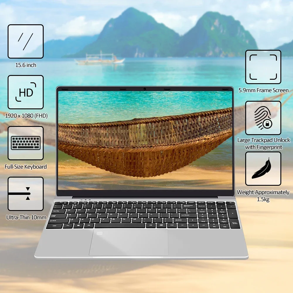 VGKE OEM tela lcd dobrável de alta qualidade 128G 512G 16gb laptop de 15 polegadas