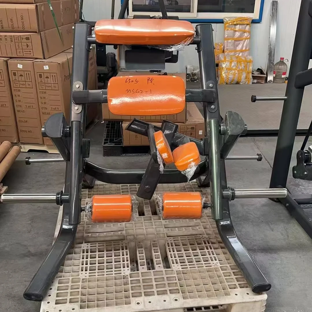 Steel ISO Lateral Kneeling Leg Curl Machine Gym Fitness Strength Training Exercise with Plate Loaded MS602 Leg Press