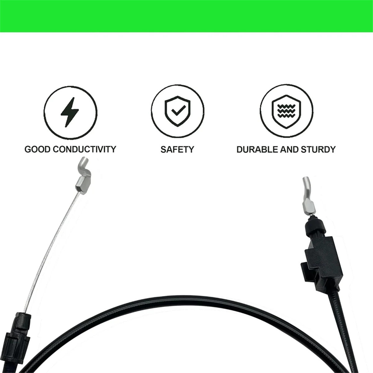 Cabo a76k gx24184 para john deere, compatível com o modelo js26 js28 js36 js38 js46 jm26 jm36 jm46 push cortador de grama