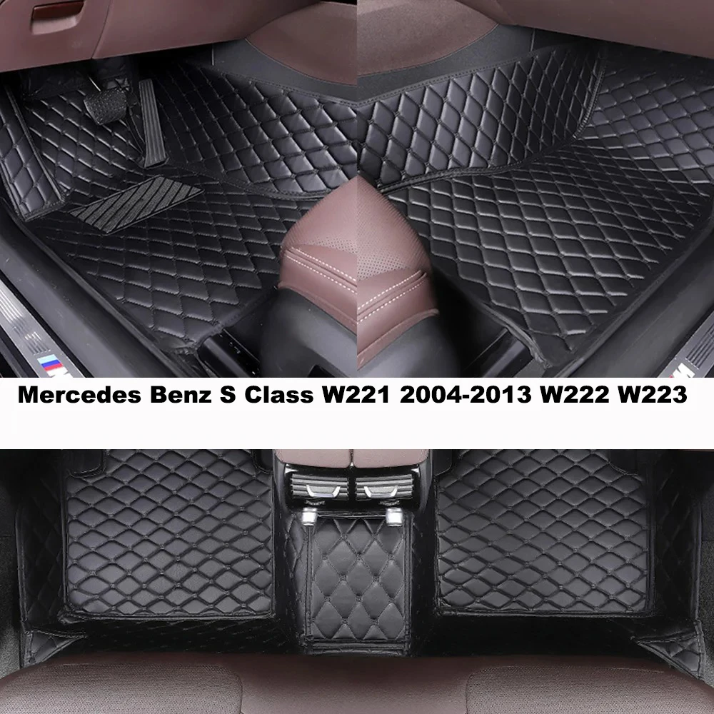 3 قطعة تغطية كاملة مخصصة الحصير سيارة لمرسيدس بنز S الفئة W221 2004-2013 W222 W223 اكسسوارات السيارات