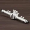 陽極酸化ストレートアクスル,アルミニウムf10t,CNC機械加工,オールインクルーシブアセンブリ,クリアブラック,フェニックス,f10t,scx10 ii VS4-10用 6