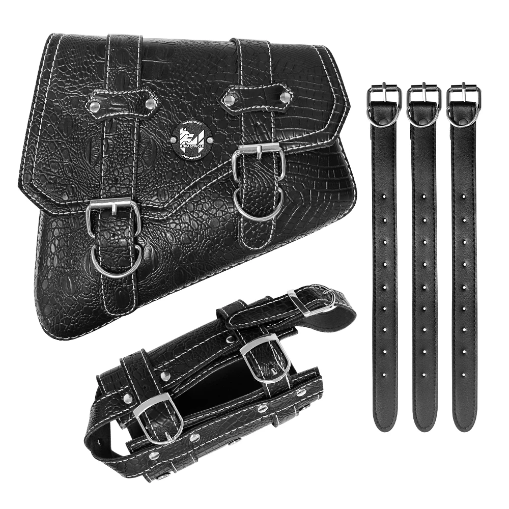 Motorcycle side bag suitable for Harley 883/1200 X48 Hardman Dana Soft Tail Sports Edition triangular bag hanging bag